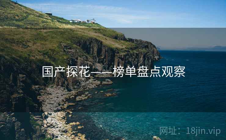 国产探花——榜单盘点观察